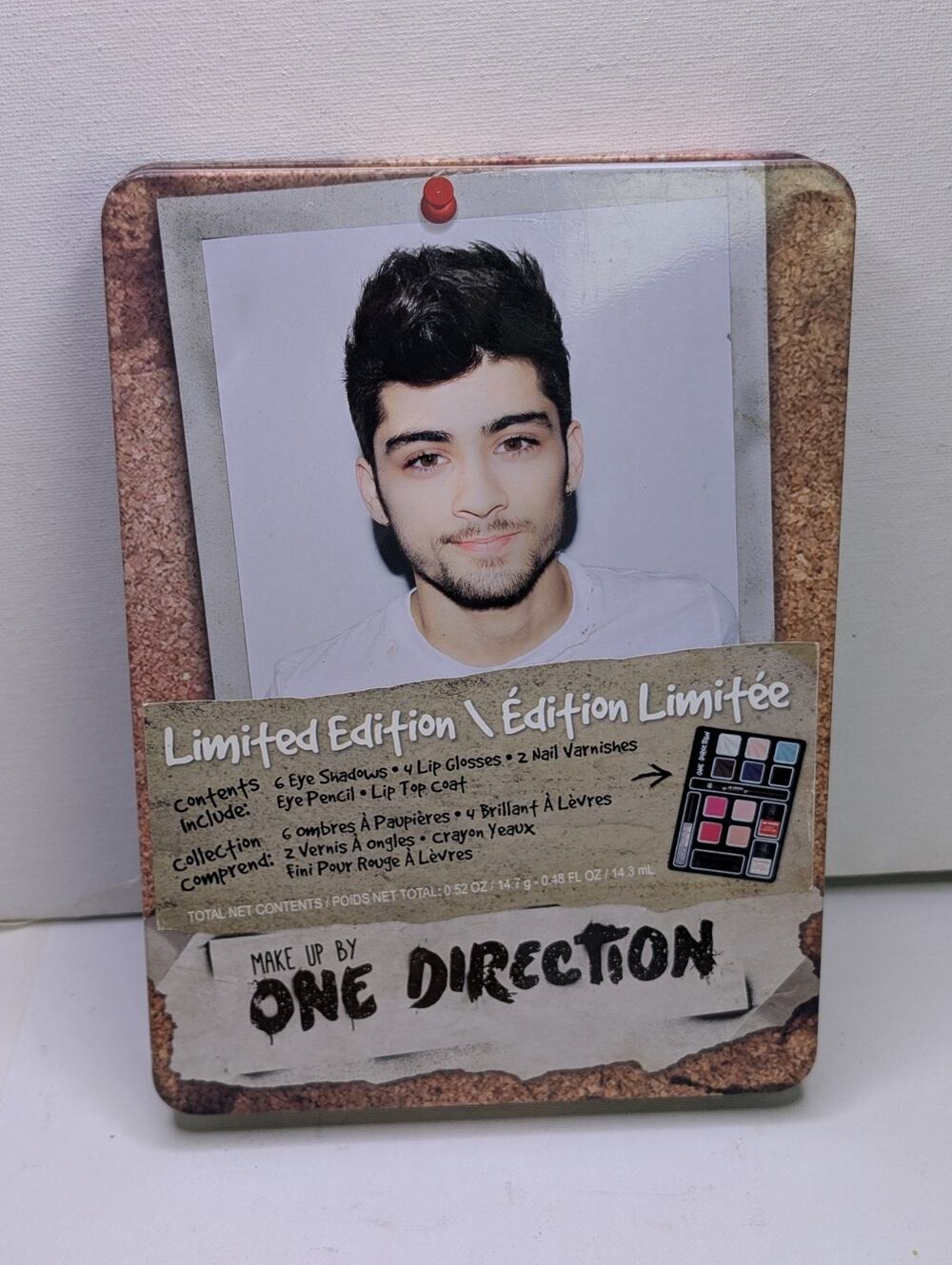 One Direction Zayn Malik Limited EditionMakeup Tin 2014 Markwins 1D